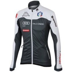 Oppvarming jakke Sportful Team Italia Kappa WS Jacket "Carbonio"